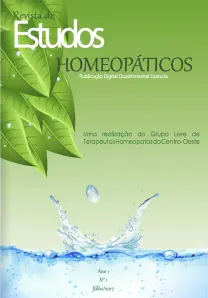 REVISTA DE ESTUDOS HOMEOPATICOS | Ano 1 | nº1 | Julho 2017